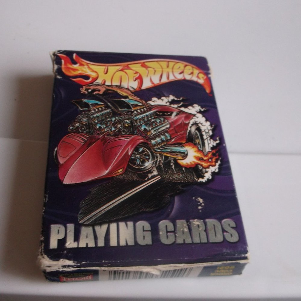 2001 hot wheels playing cards.